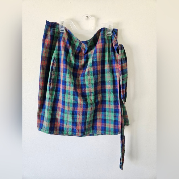Vintage Cambridge dry goods plaid wrap skirt - Picture 1 of 8